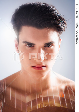 Portrait of a nice pleasant man 36791501