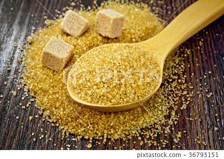 Sugar brown different on dark board Sugar brown different on dark board 36793151