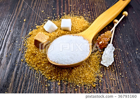 Sugar white and brown different on board Sugar white and brown different on board 36793160