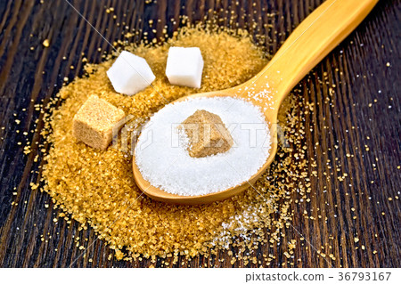 Sugar white and brown on board Sugar white and brown on board 36793167