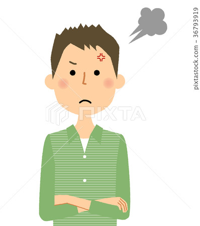 Young man dad get angry Young man dad get angry 36793919