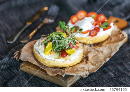 Delicious vegetarian sandwich Delicious vegetarian sandwich 36794163