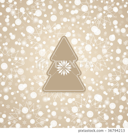 Merry Christmas and Happy New Year vector tree Merry Christmas and Happy New Year vector tree 36794213