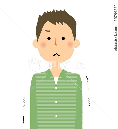 Young man dad disappointed 36794283