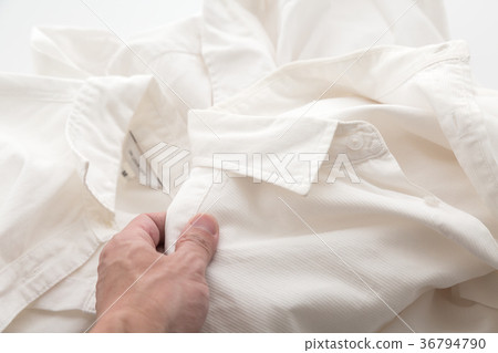 White shirt wrinkle stain White shirt wrinkle stain 36794790