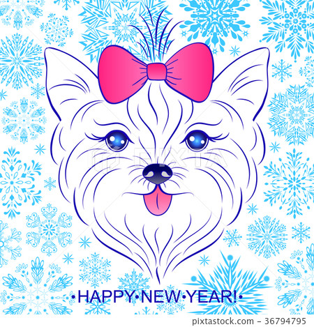 New year card. 36794795