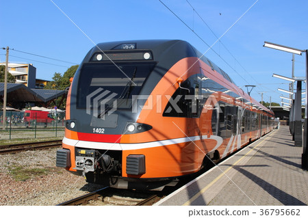 Train in Tallinn Station Estonia Tallinn Baltic Three countries Train in Tallinn Station Estonia Tallinn Baltic Three countries 36795662