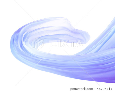 藍色的佈在空中飛舞 36796715