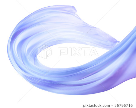 藍色的佈在空中飛舞 藍色的佈在空中飛舞 36796716