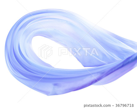 藍色的佈在空中飛舞 36796718