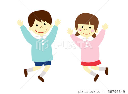 孩子們跳 36796849