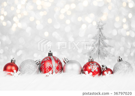 Christmas composition is with colorful balls 36797020
