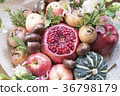 Bouquet of fresh fruits and vegetables 36798179