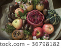 Bouquet of fresh fruits and vegetables 36798182