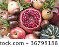 Bouquet of fresh fruits and vegetables 36798188
