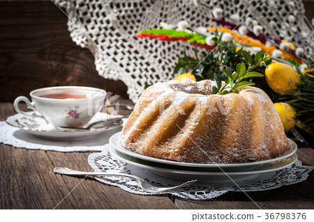 Traditional easter cake. Traditional easter cake. 36798376