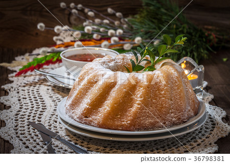 Traditional easter cake. Traditional easter cake. 36798381