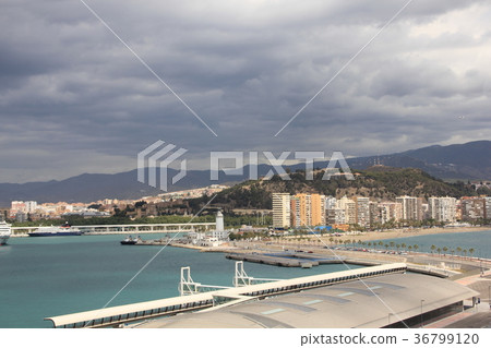 Málaga port, Spain Málaga port, Spain 36799120