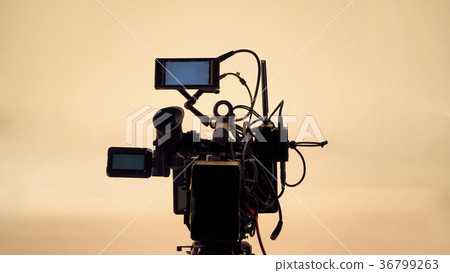 4K high defination video camera with tripod. 4K high defination video camera with tripod. 36799263