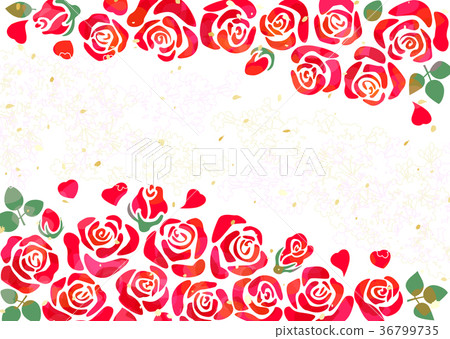 Rose background frame 36799735