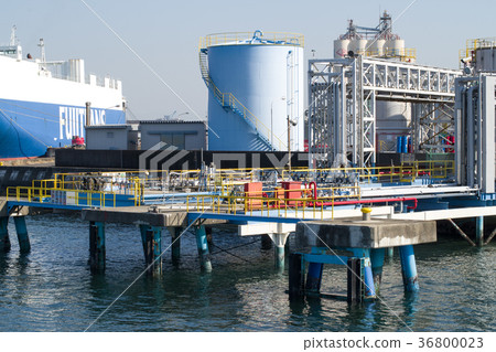 View of the oil terminal 36800023