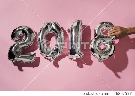 number 2018, as the new year 36802557
