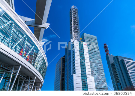 “埼玉縣”埼玉新都市中心，都市風景 36803554