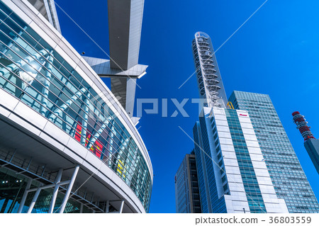 “埼玉縣”埼玉新都市中心，都市風景 36803559