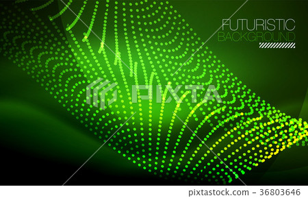 Smooth neon wave 36803646