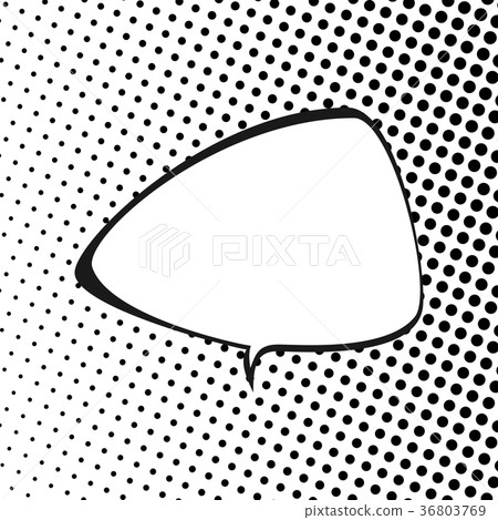 Triangular Speech Bubble ,Pop Art 36803769