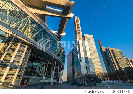 “埼玉縣”埼玉新都市中心，都市風景 36803786