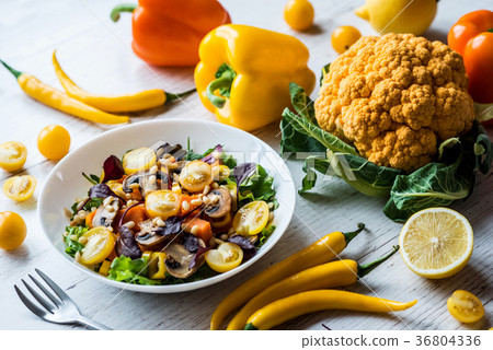 Healthy homemade veggie salad, diet, vegan food Healthy homemade veggie salad, diet, vegan food 36804336