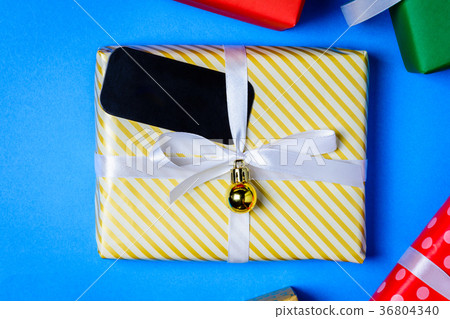 mock up black text label and gift boxes mock up black text label and gift boxes 36804340