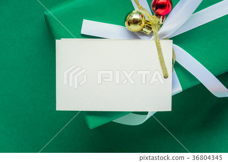top view mock up white text label and gift boxes top view mock up white text label and gift boxes 36804345