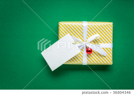 top view mock up white text label and gift boxes top view mock up white text label and gift boxes 36804346