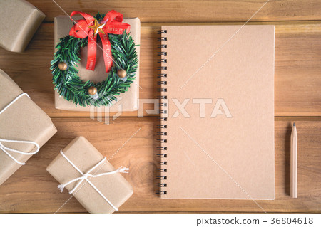 mock up book gifts and toys on wooden boards mock up book gifts and toys on wooden boards 36804618