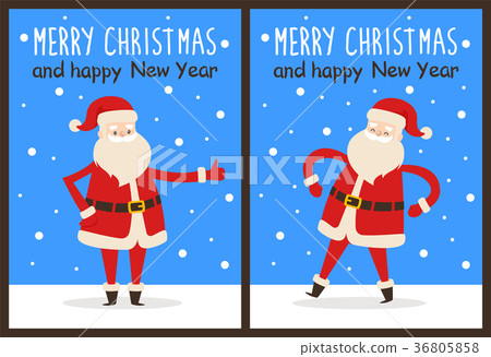Merry Christmas and Happy New Year Santa Congrats Merry Christmas and Happy New Year Santa Congrats 36805858