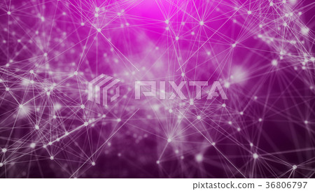 Hi-tech Geometric Triangles Network 36806797