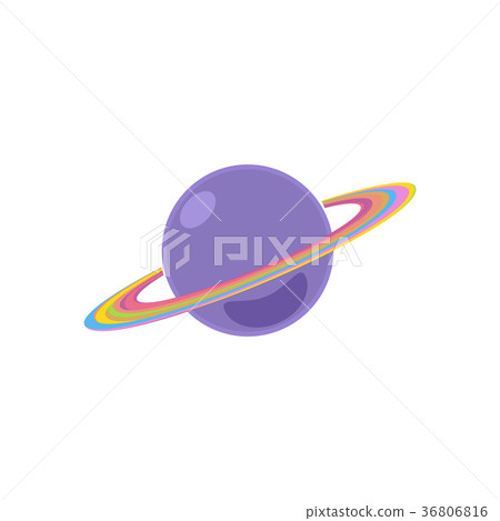 Planet Saturn Isolated on White Planet Saturn Isolated on White 36806816