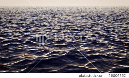 Open Sea with Sharks Underwater 36806862