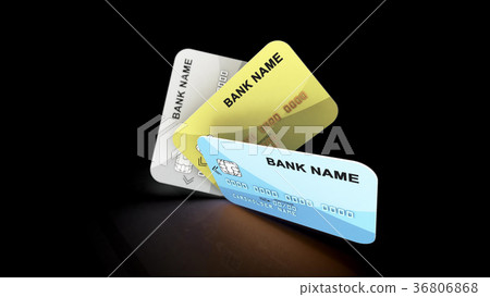 Modern Credit Cards Illustration Modern Credit Cards Illustration 36806868