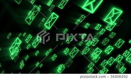 Light Green Emails in Cyberspace Light Green Emails in Cyberspace 36806892