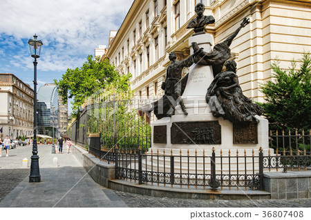 Historical center in Bucharest, Romania Historical center in Bucharest, Romania 36807408