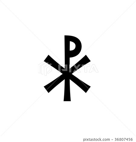 Christian monogram of Jesus Christ (Christogram) Christian monogram of Jesus Christ (Christogram) 36807456
