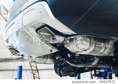 back of the car with shallow depth of field 36807672