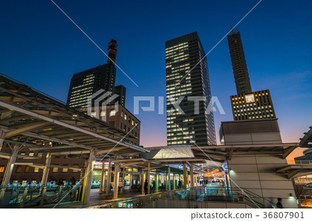 “埼玉縣”埼玉新都市中心，都市風景 36807901