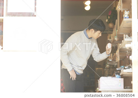Young man, college student, life 36808504