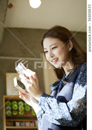 Young woman, college student, life 36808635