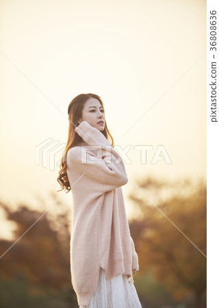 Young woman, college student, life 36808636