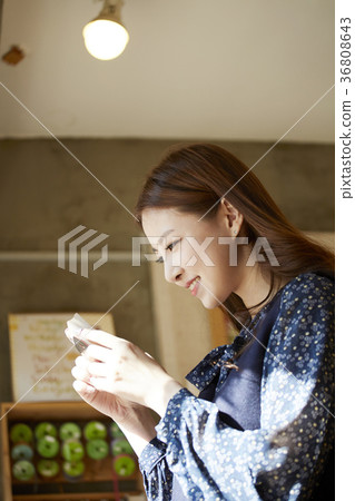 Young woman, college student, life 36808643